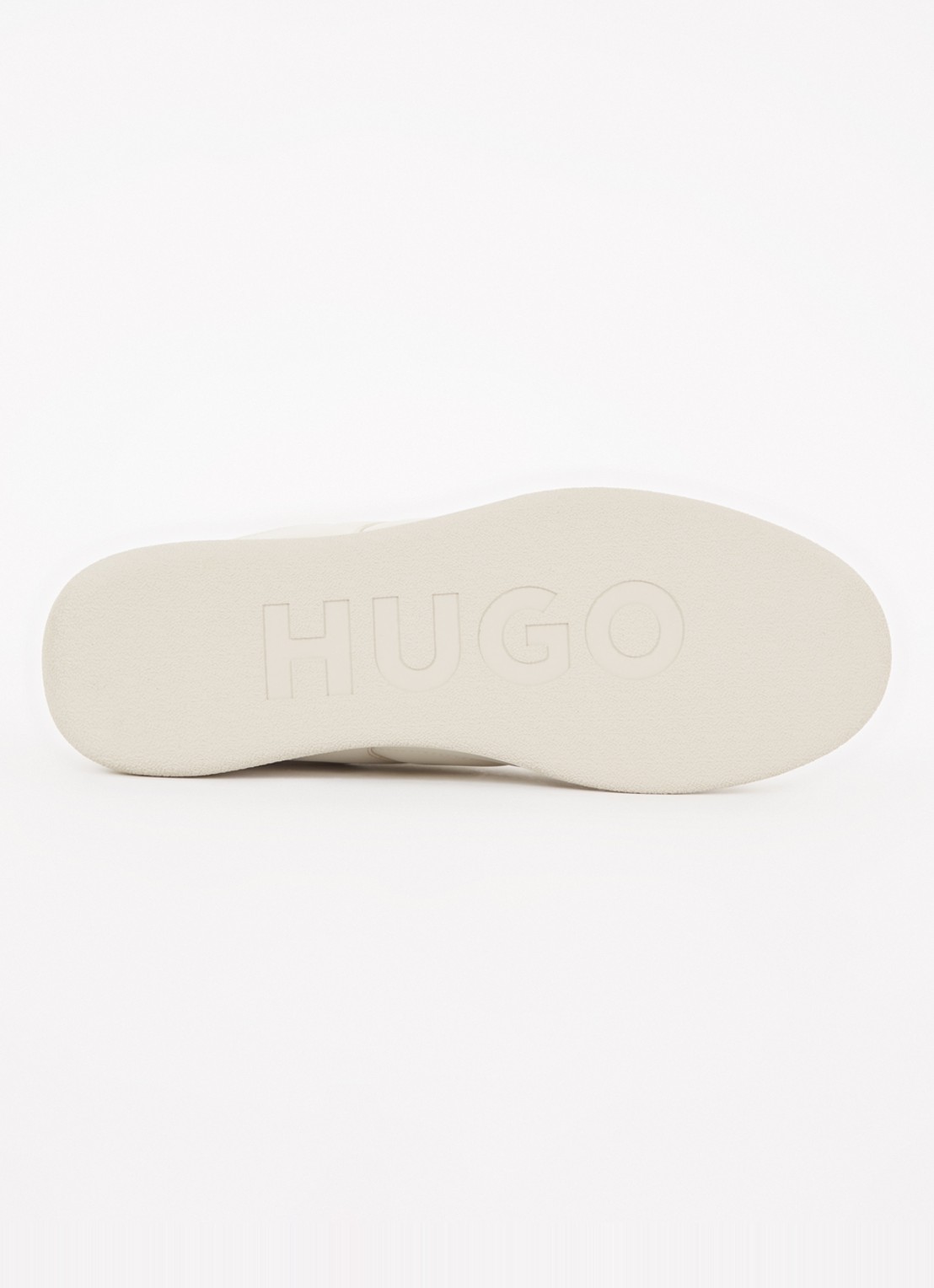 HUGO Sneaker van nubuck met logo - detail 4 beige