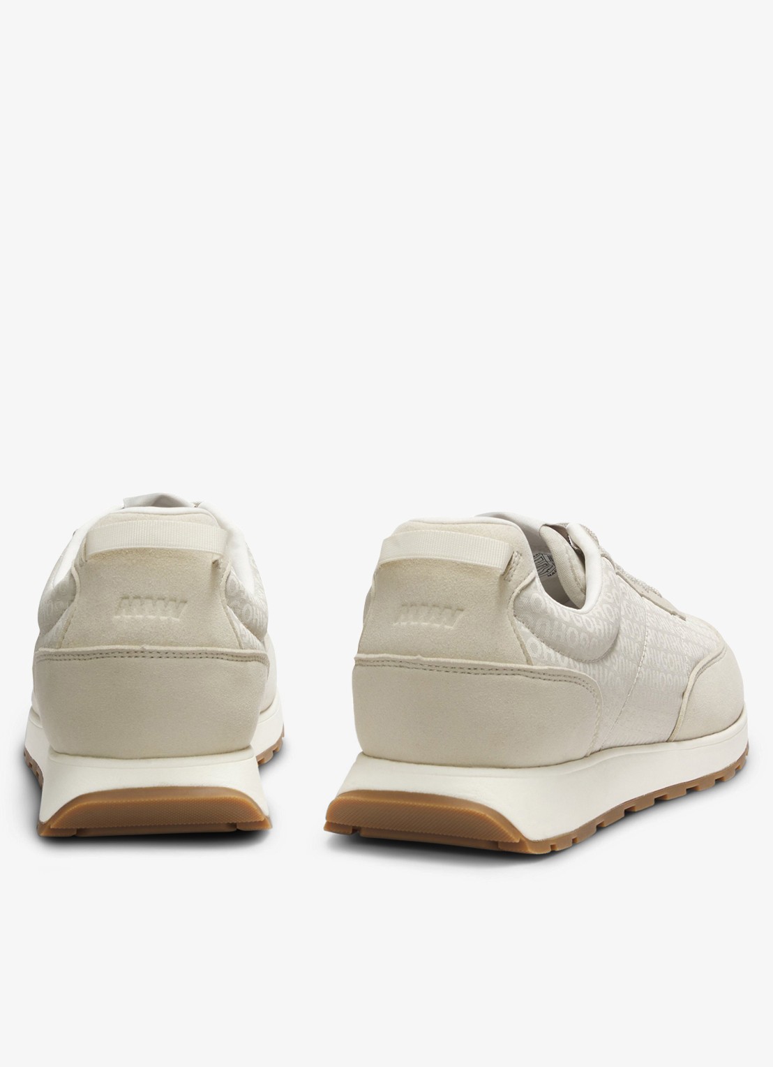 HUGO Sneakers met logoprint - detail 4 light beige-271 / beige