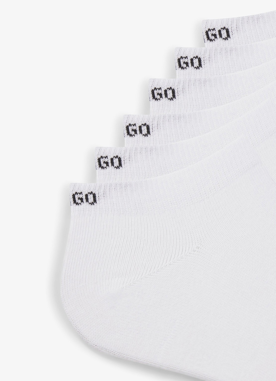 HUGO Sneakersokken in 6-pack - detail 3 wit