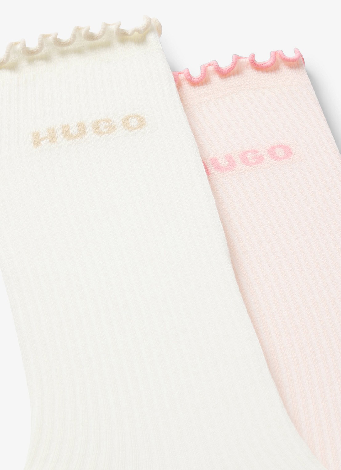 HUGO Sokken met logo in 2-pack - detail 2 lichtroze