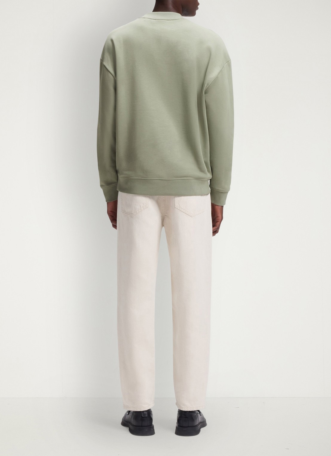 HUGO Sweater met logo - achterkant light/pastel green-337 / groen