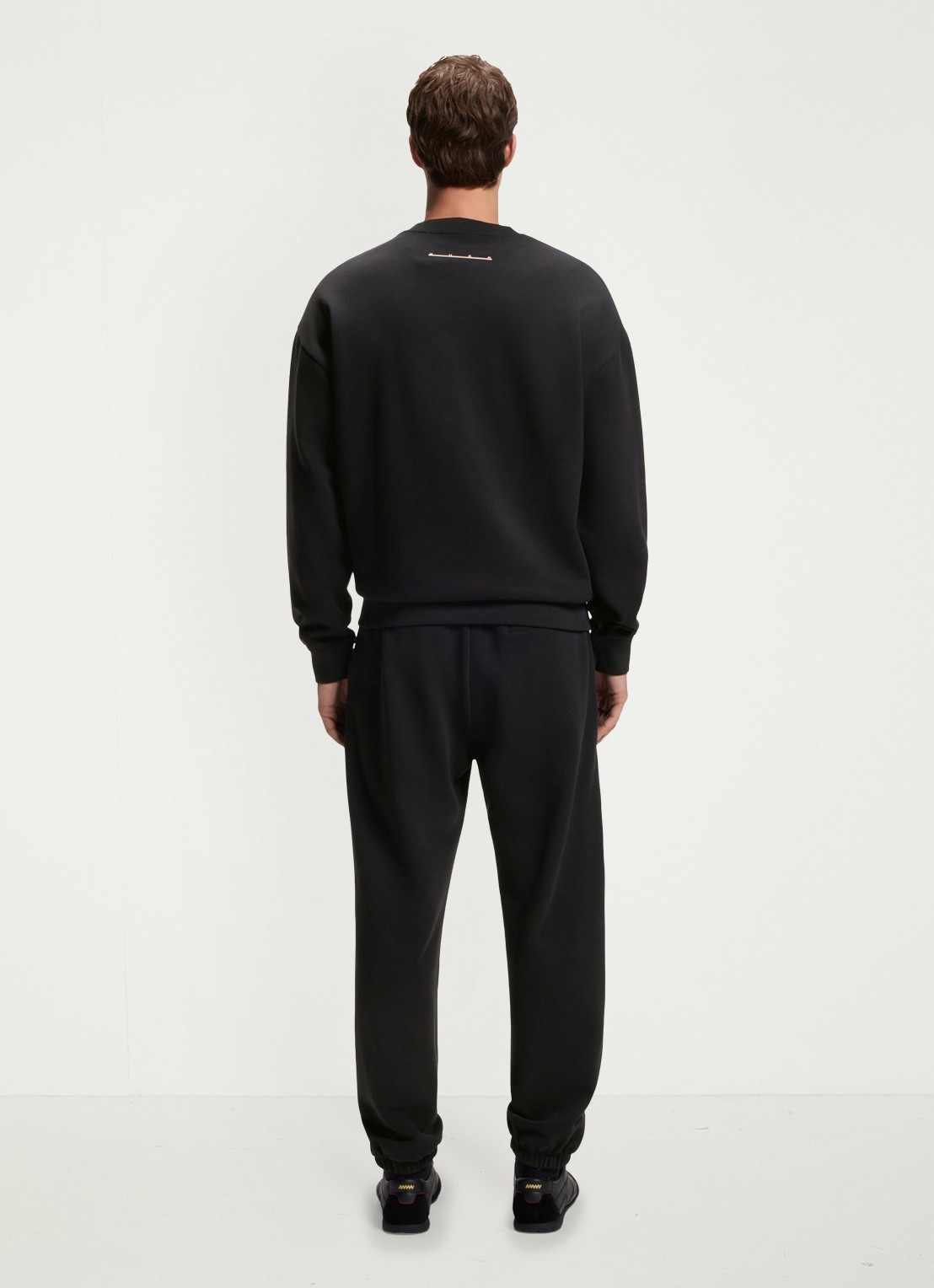HUGO Sweater met logo - achterkant 3 zwart