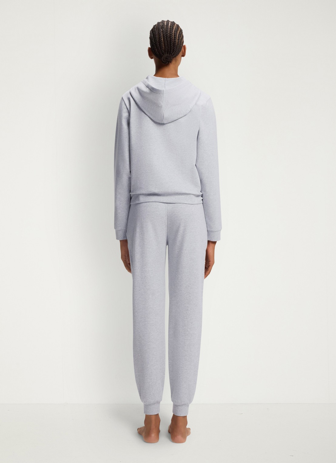 HUGO Sweatvest met capuchon - achterkant 3 grijs