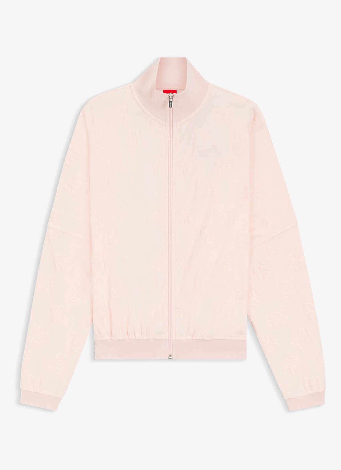 HUGO Sweatvest met logo - voorkant light/pastel pink-688 / roze