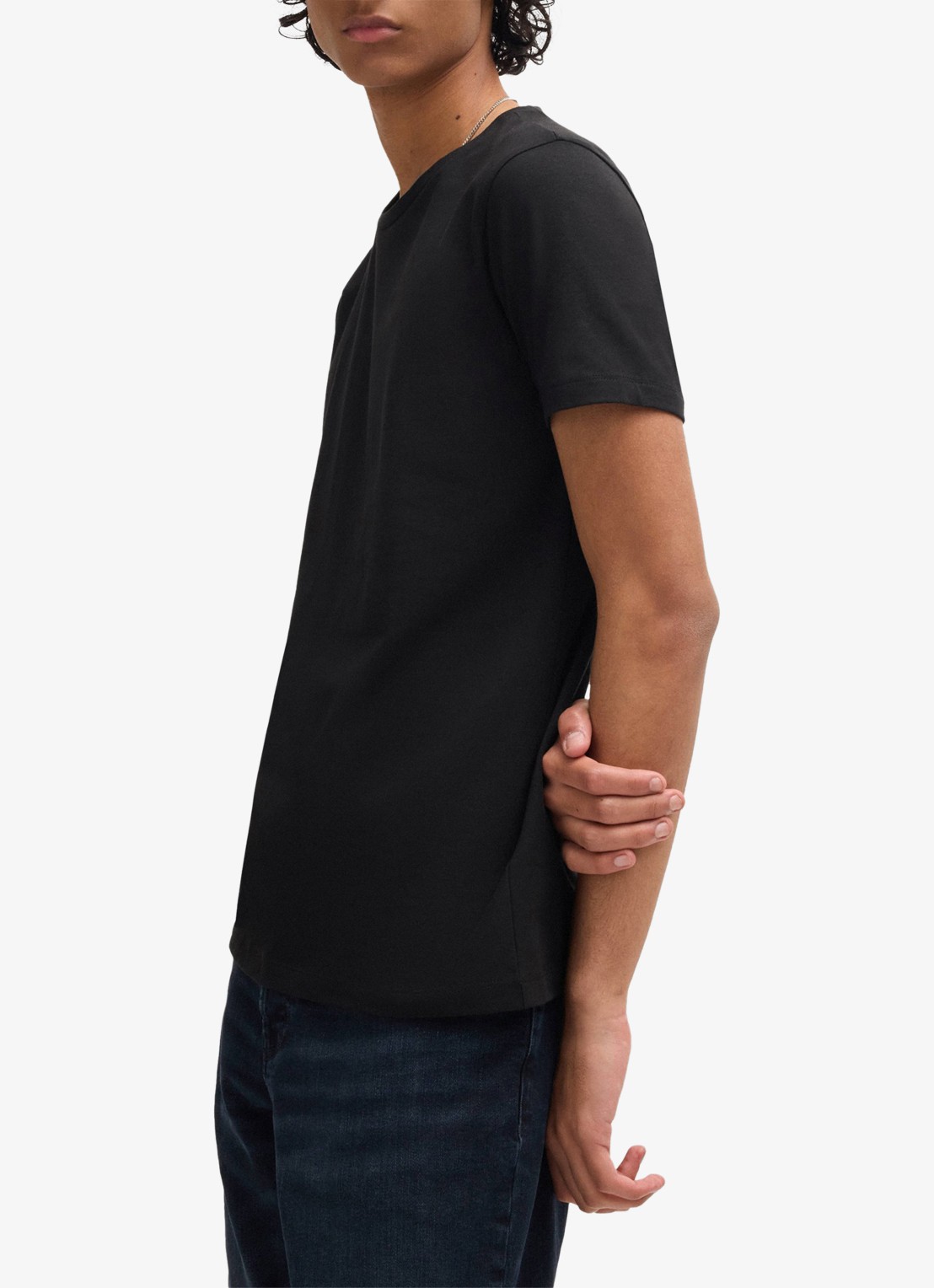 HUGO T-shirt met ronde hals in 2-pack - detail 5 diepzwart