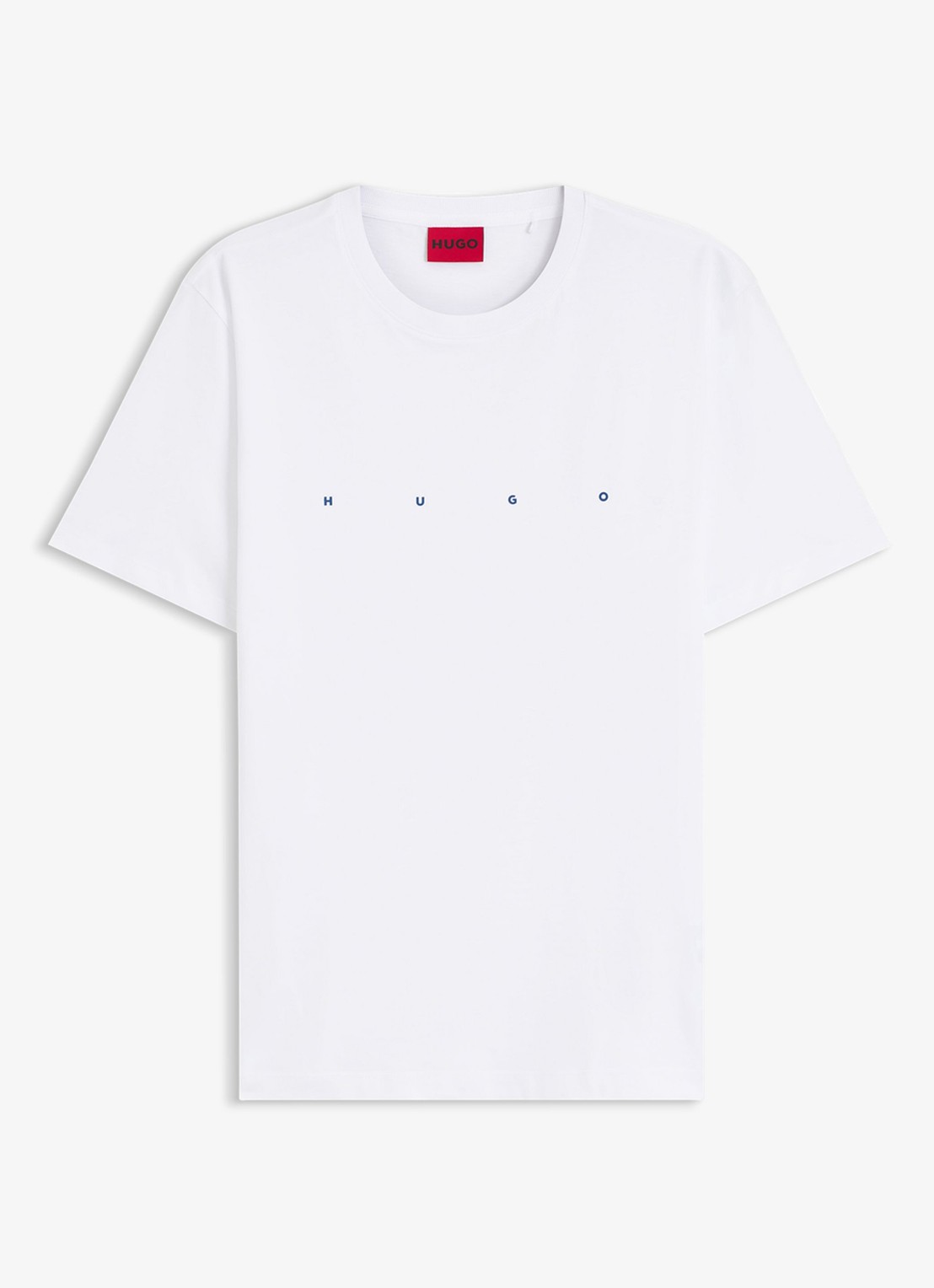 HUGO T-shirt van logo - voorkant 2 wit