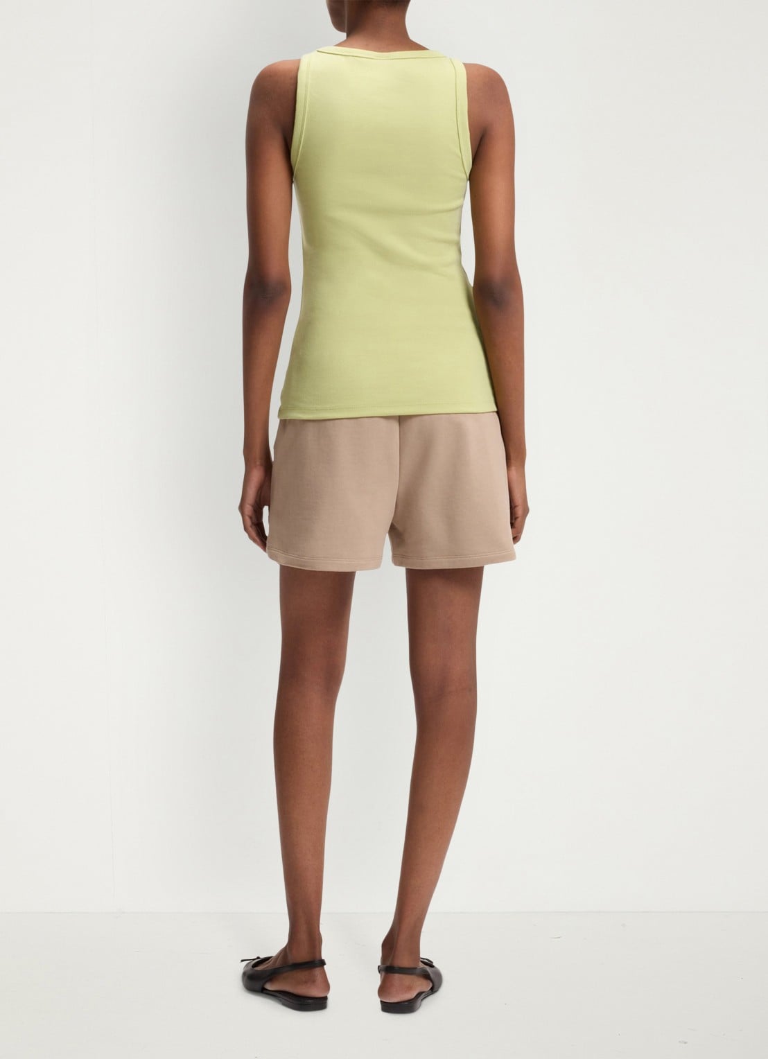 HUGO Tanktop met ribstructuur - achterkant medium beige-267 / beige