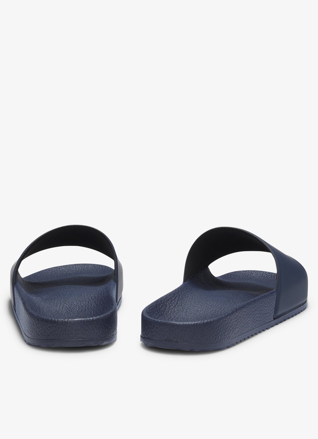 HUGO Timein slipper met logo - detail 3 dark blue-404 / blauw