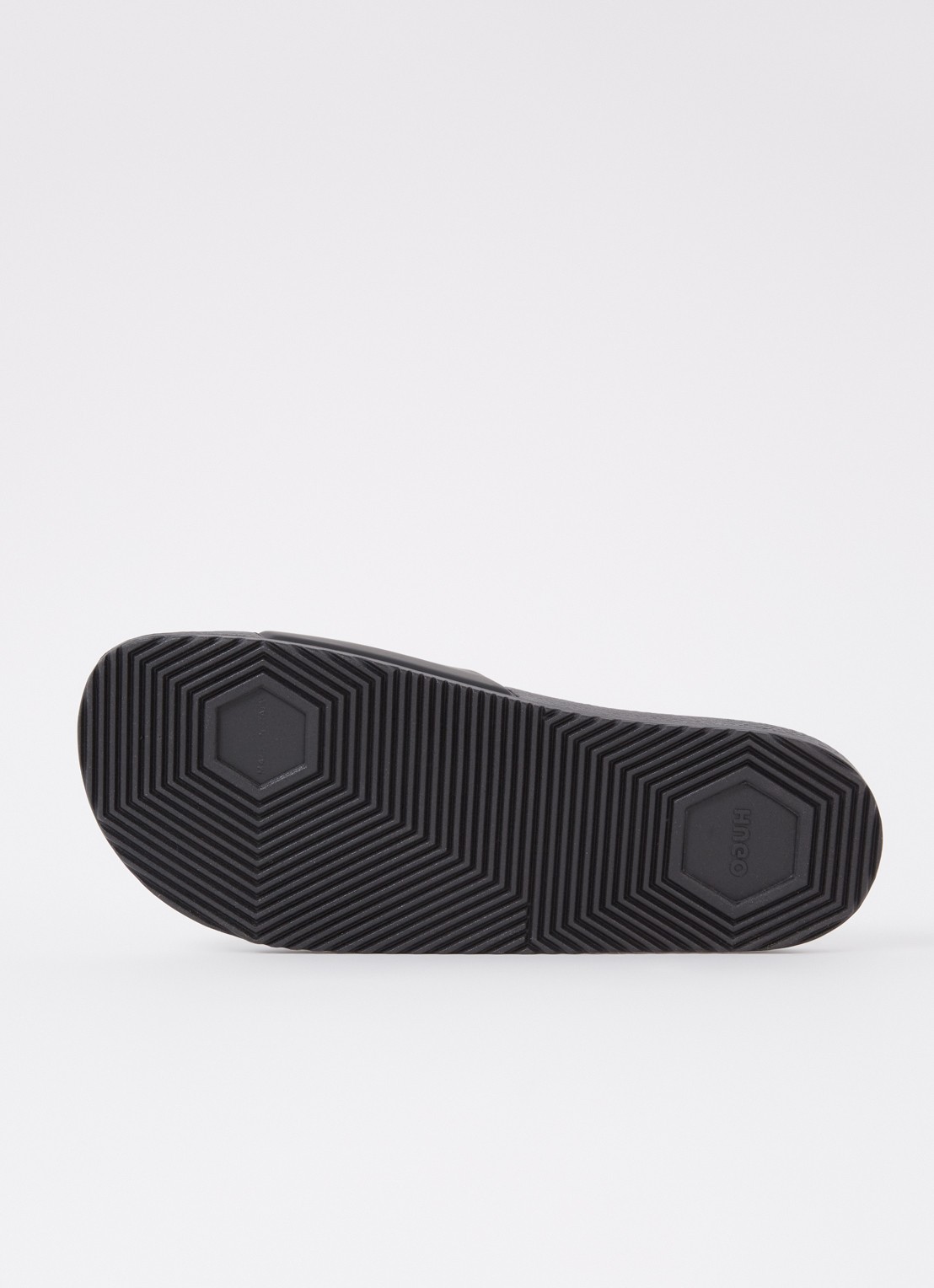 HUGO Timein slipper met logo - detail 3 zwart