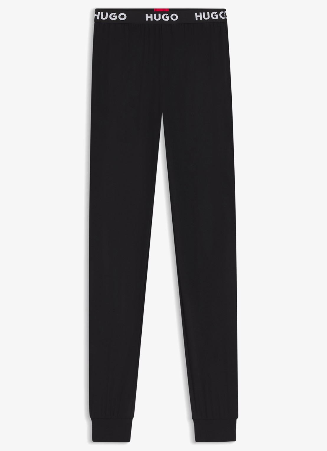 HUGO Unite pyjamabroek met logoband - voorkant 4 zwart
