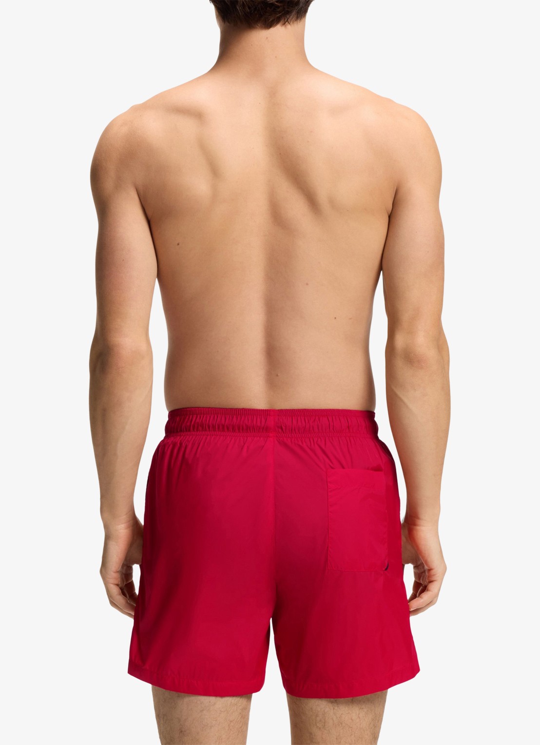 HUGO Volledig gevoerde zwemshort met contrastlogo - achterkant 7 open pink-693 / roze