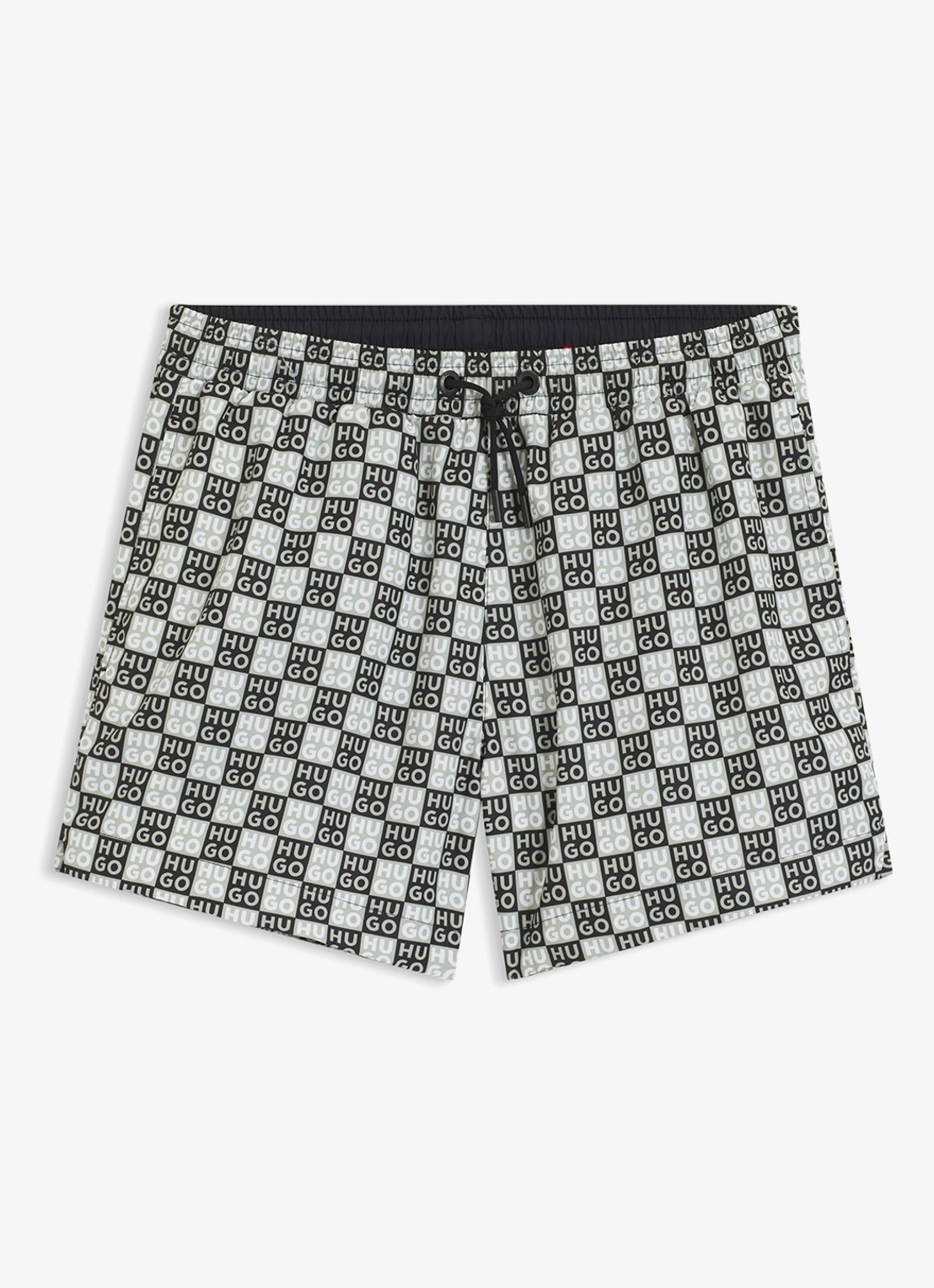HUGO Zwemshorts met logo - voorkant 2 dark green-306 / groen
