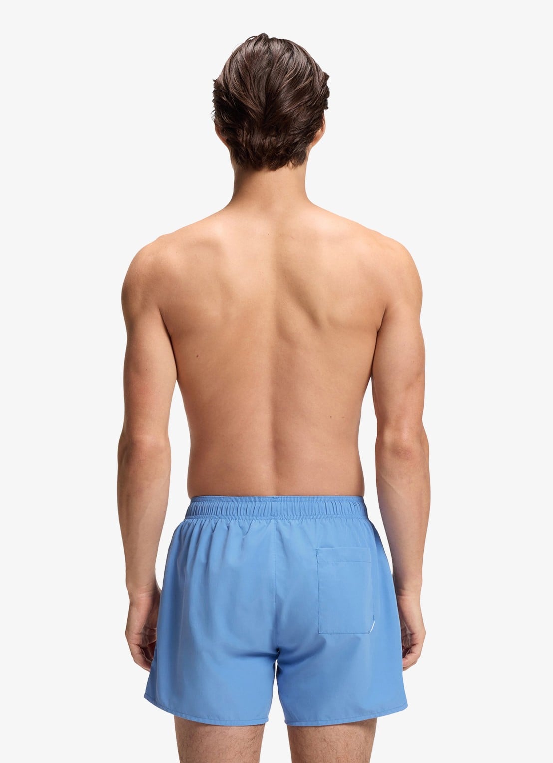 HUGO Zwemshorts met logoprint - achterkant 3 blauw