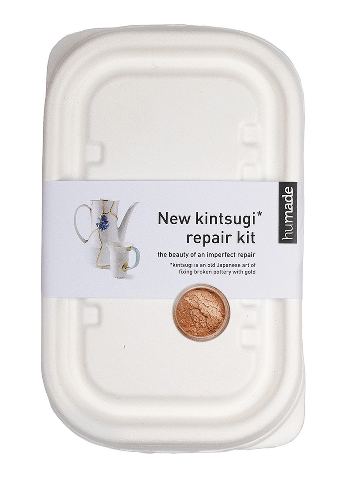 humade Kintsugi repair kit voor servies - voorkant 3 brons