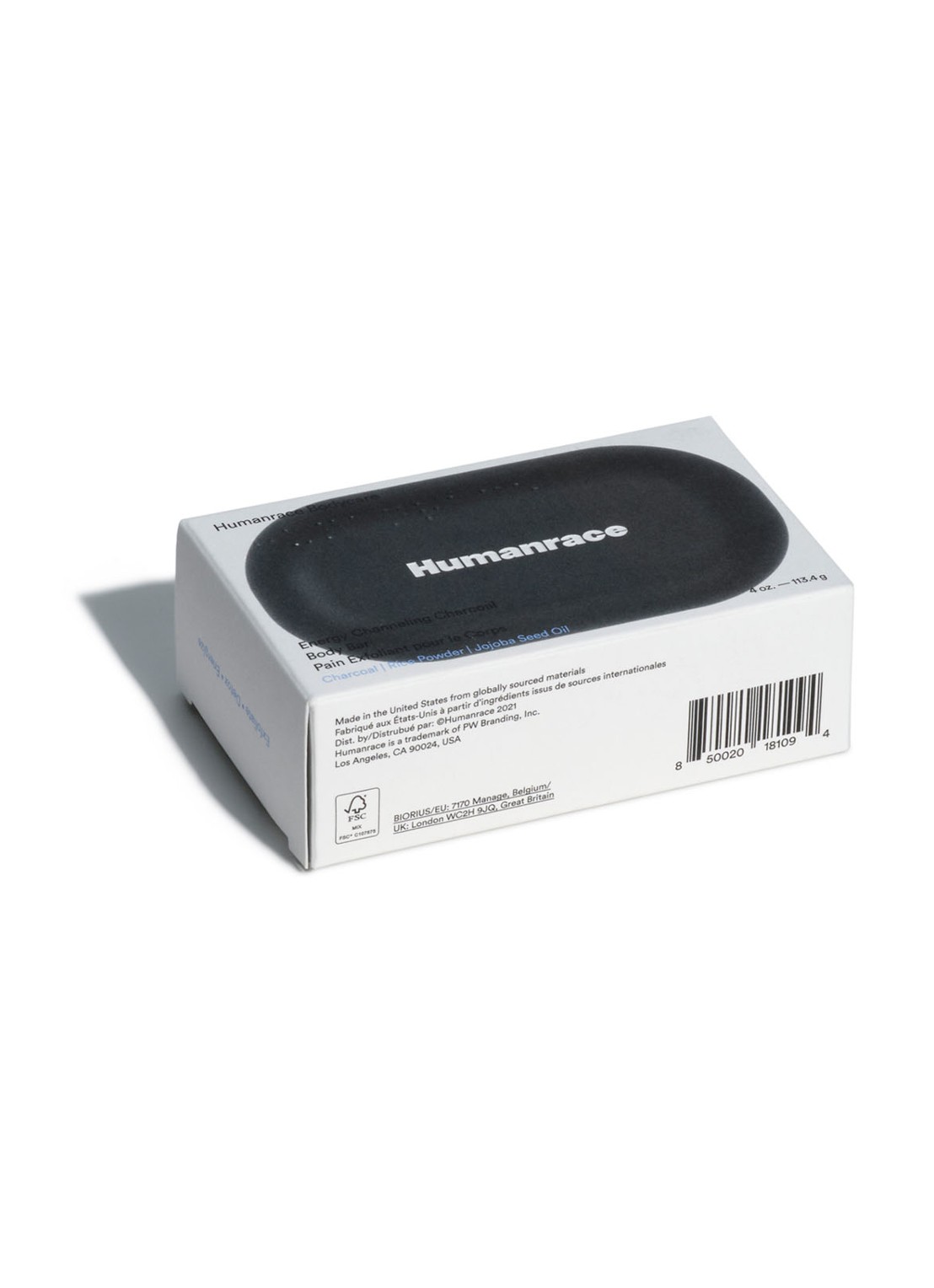 Humanrace Energy Charcoal Body Bar - lichaamsscrub - voorkant undefined