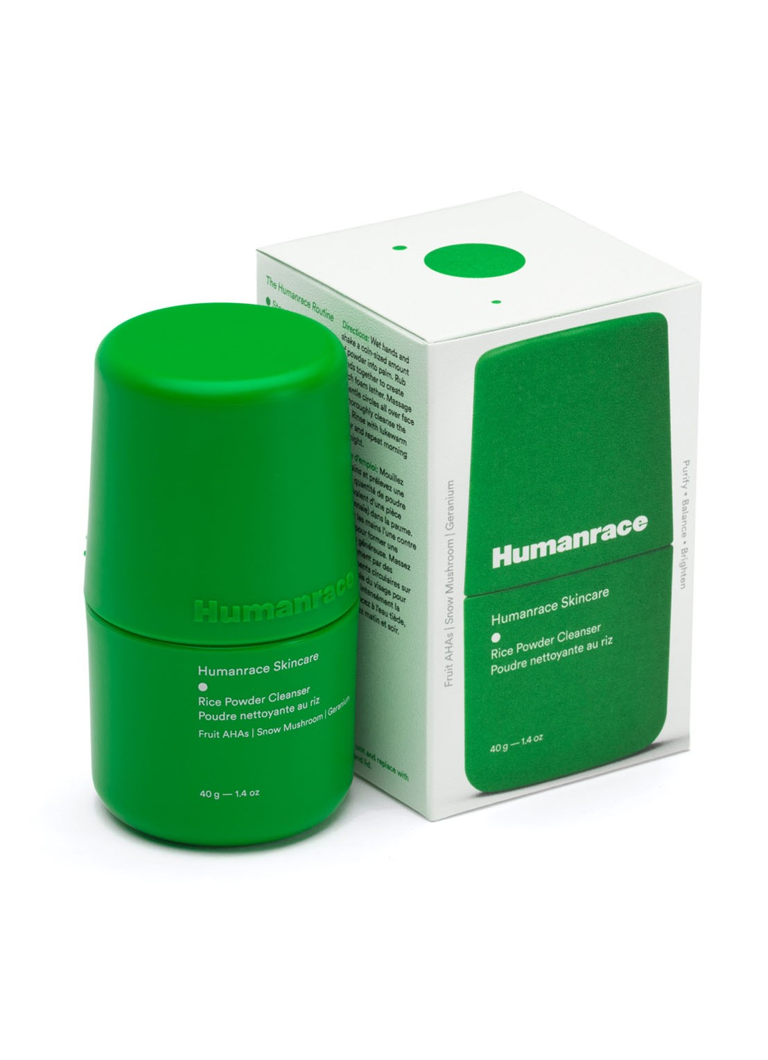 Humanrace Rice Powder Cleanser - gezichtsreiniger - voorkant 2 undefined