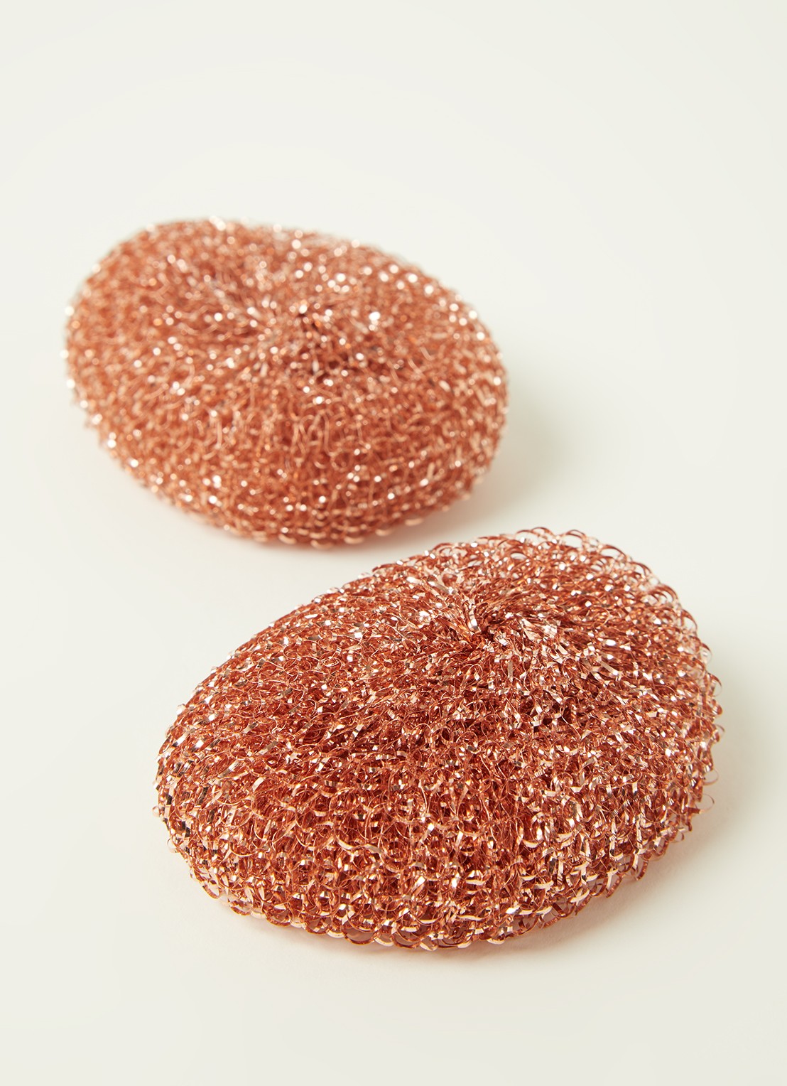 Humdakin Copper Sponge koperen spons set van 2 - detail 3 koper