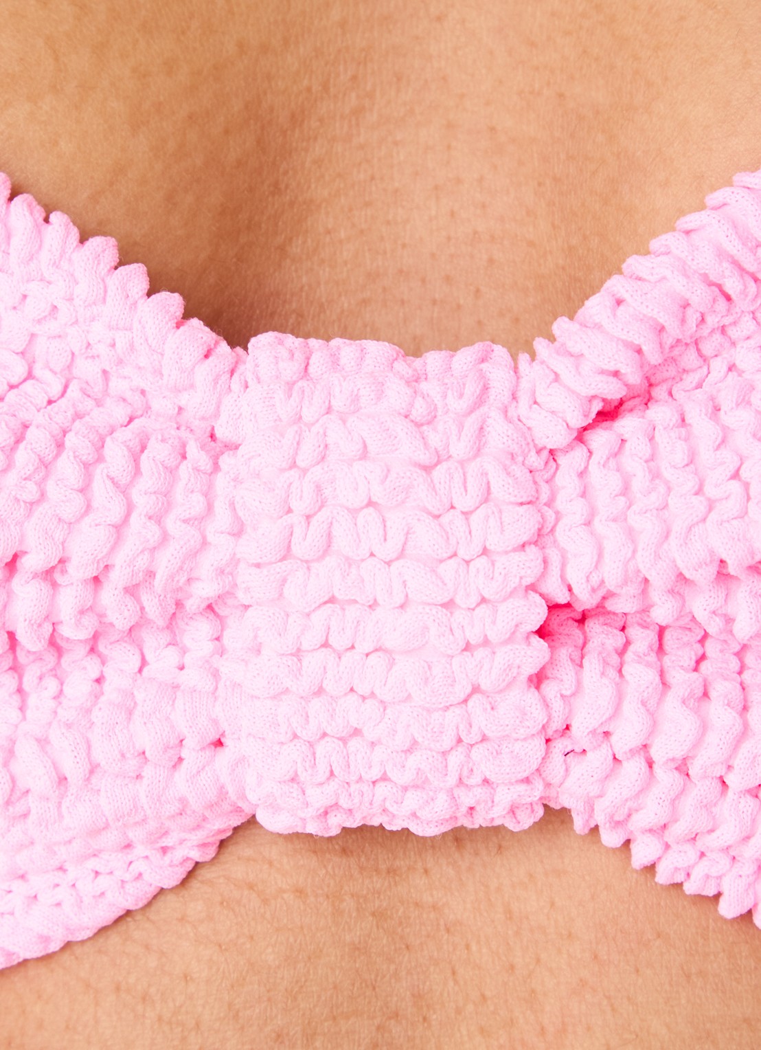 Hunza G Alicia bikiniset met structuur  - detail 5 roze