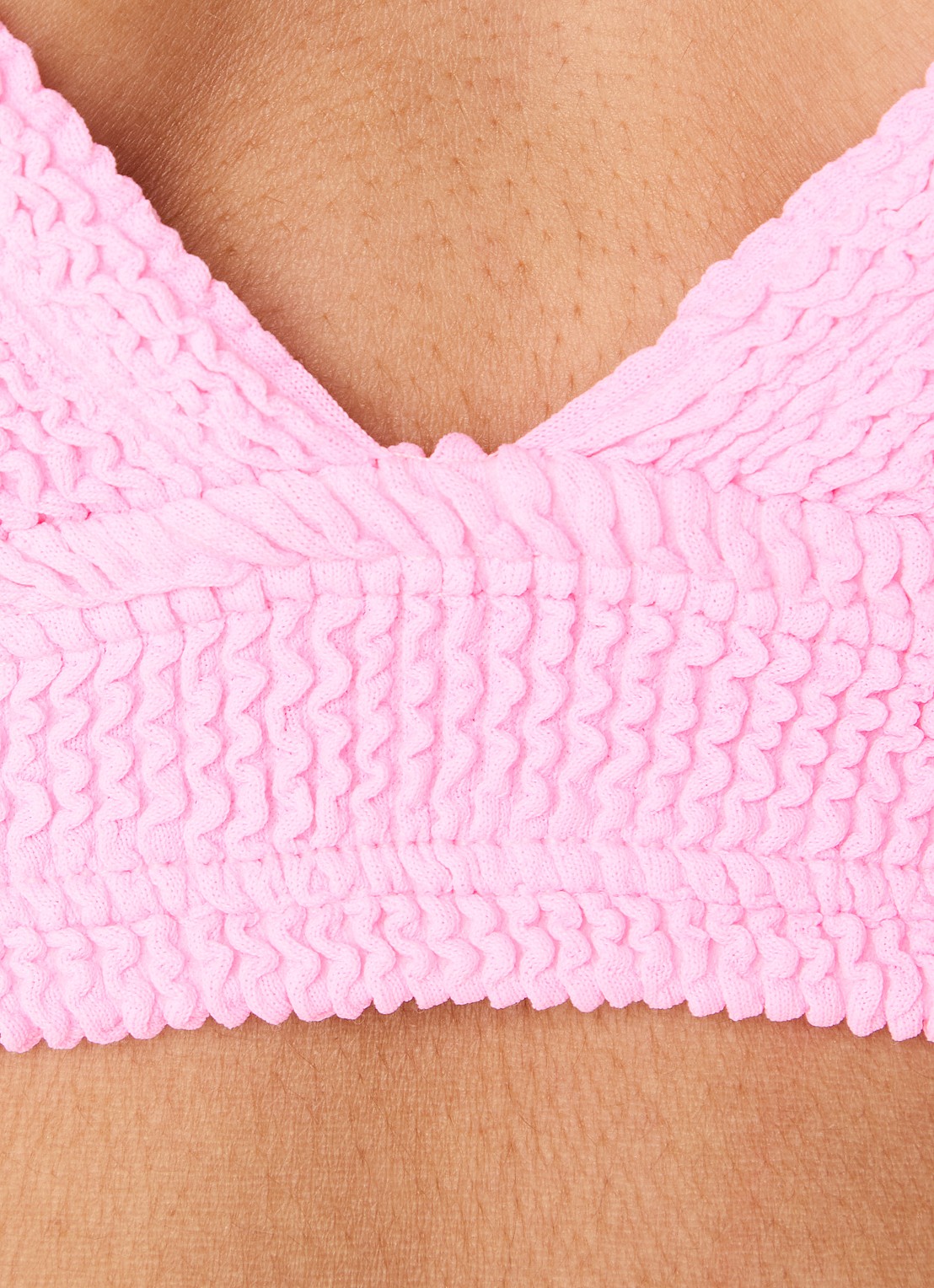 Hunza G Carla bikiniset met structuur - detail 4 roze