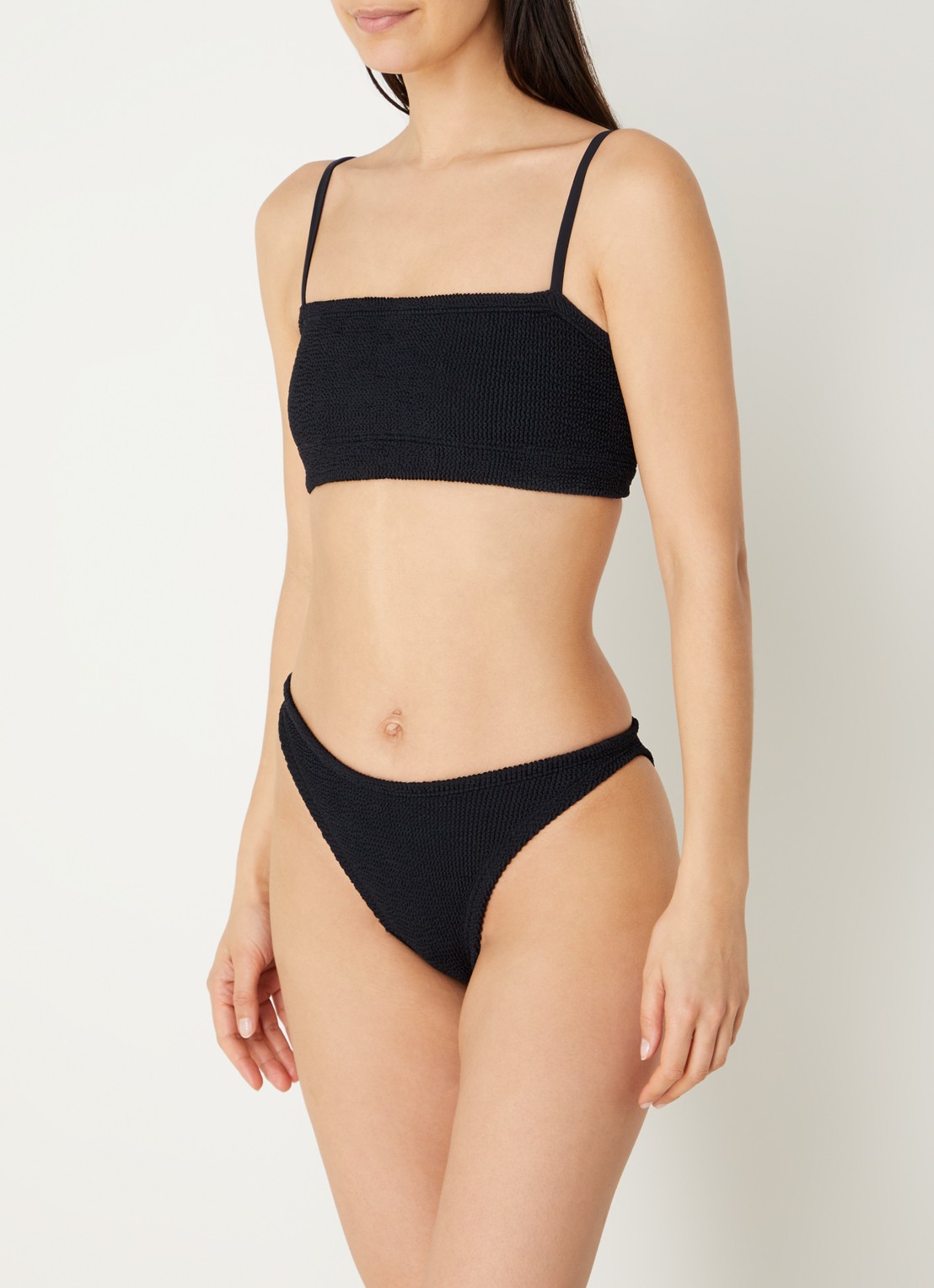 Hunza G Gigi bikiniset met structuur - detail 4 zwart