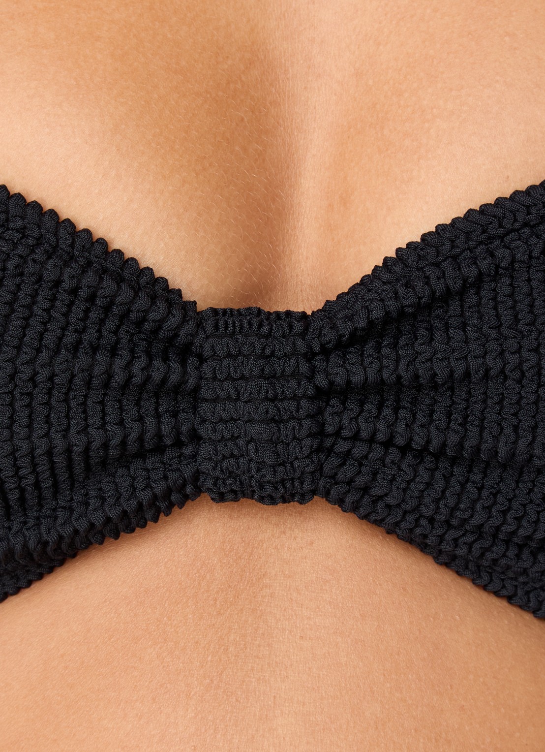 Hunza G Jean bikiniset met structuur - detail 2 zwart