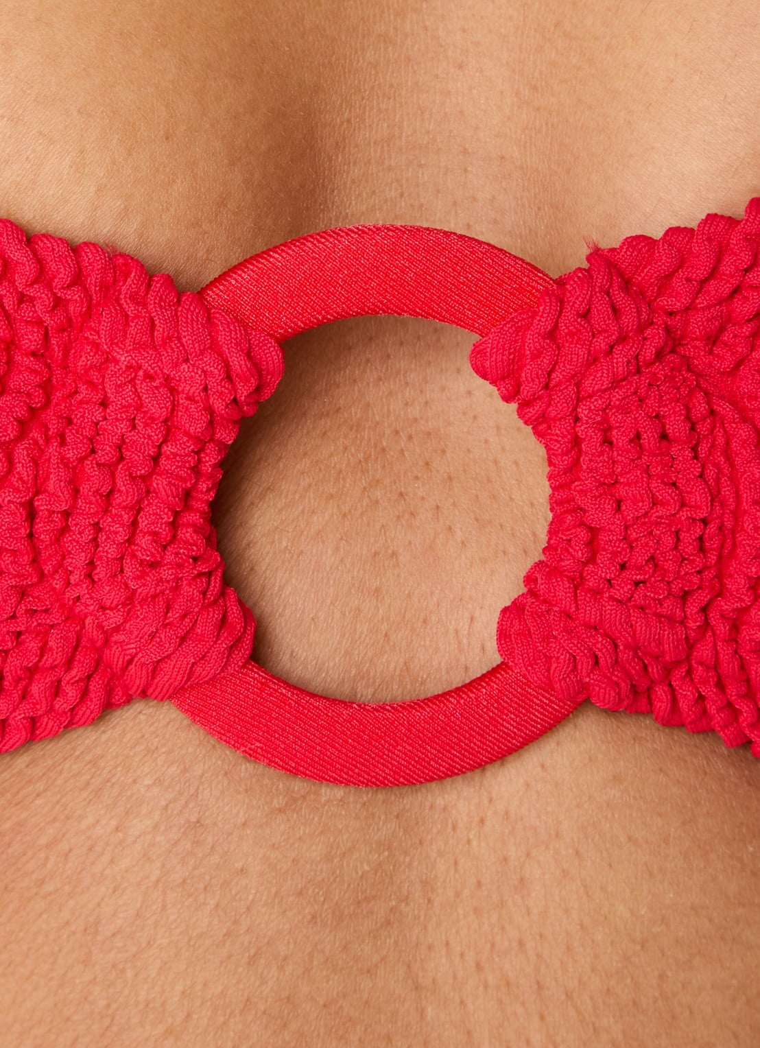 Hunza G Misty bikiniset met structuur  - detail 5 rood