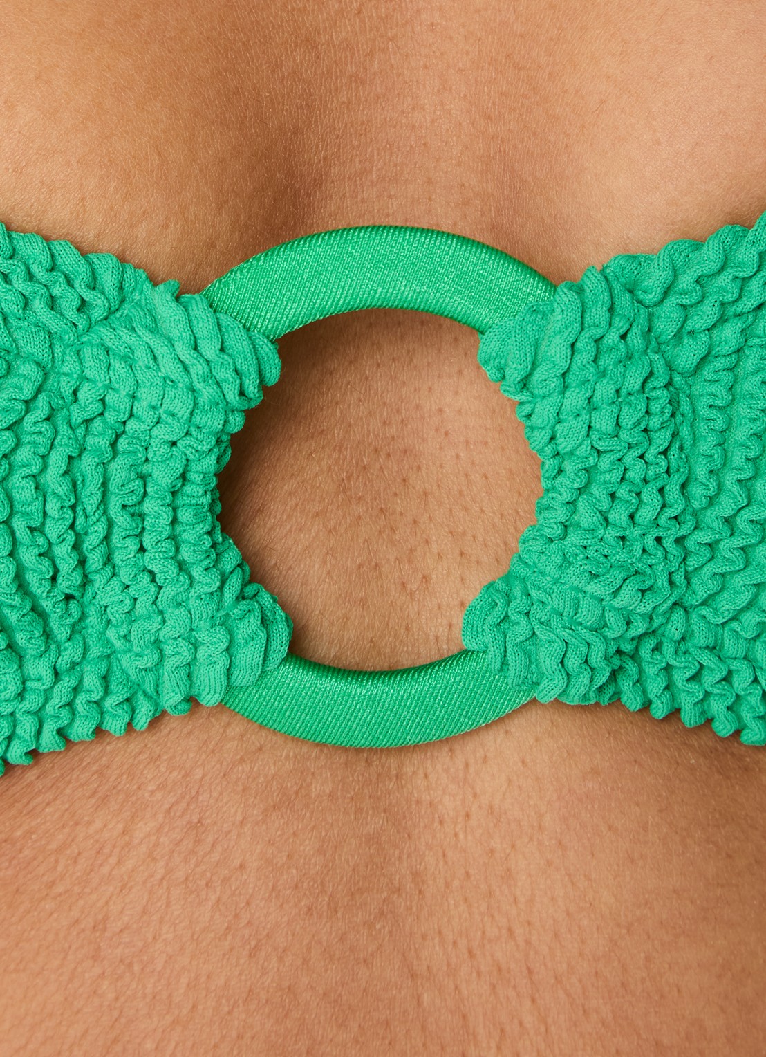 Hunza G Misty bikiniset met structuur  - detail 4 groen