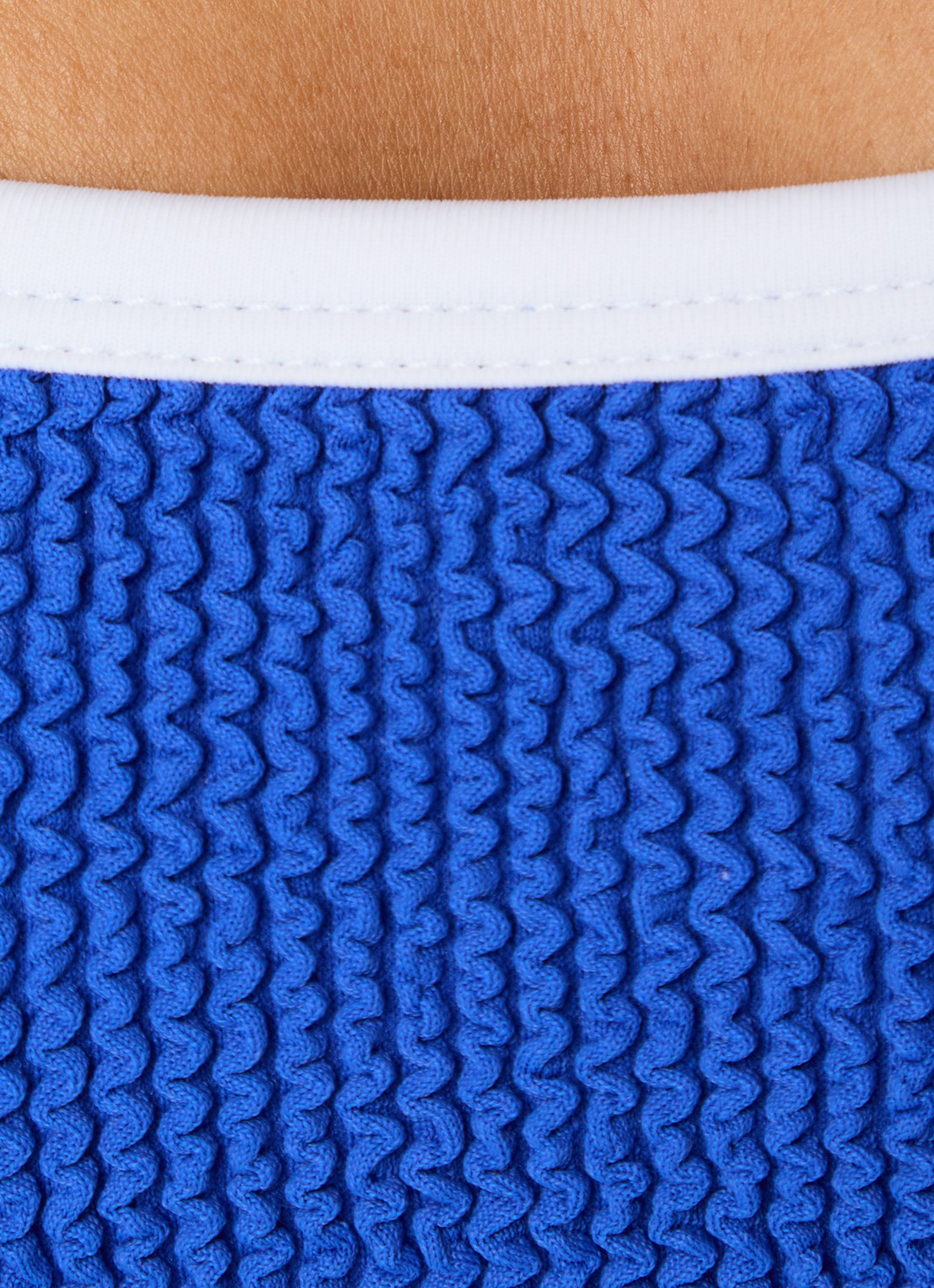 Hunza G Tyler bikiniset met structuur - detail 5 kobaltblauw