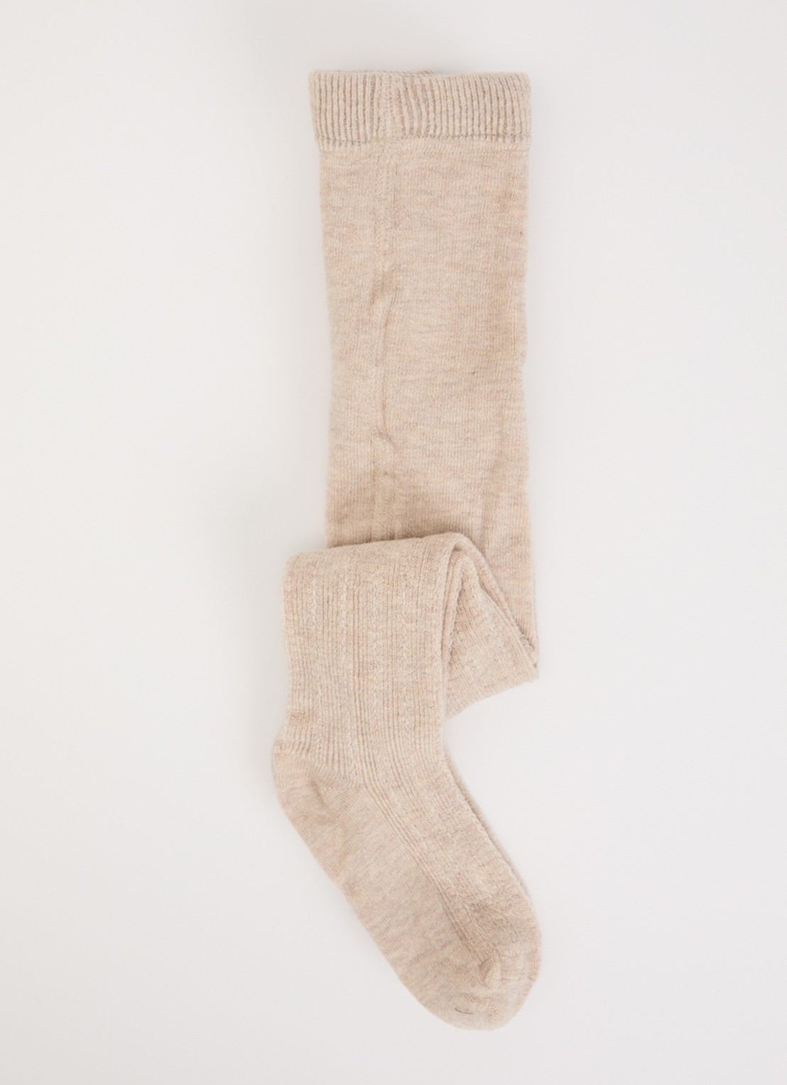 Huttelihut Gebreide maillot in wolblend - detail 2 beige