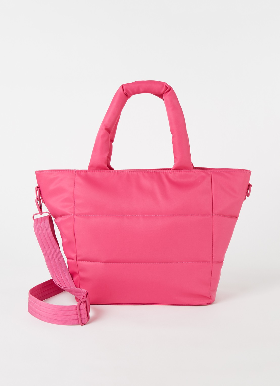 HVISK Valley Medium schoudertas met afneembare schouderriem - voorkant roze