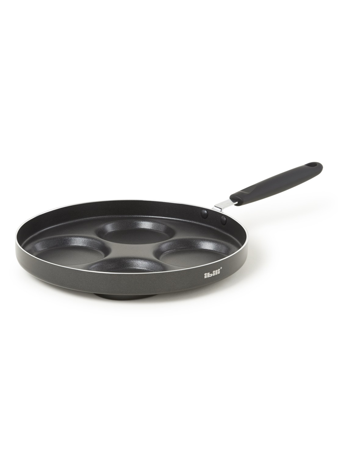 ibili Crêpepan voor 4 mini Crêpes - voorkant zwart