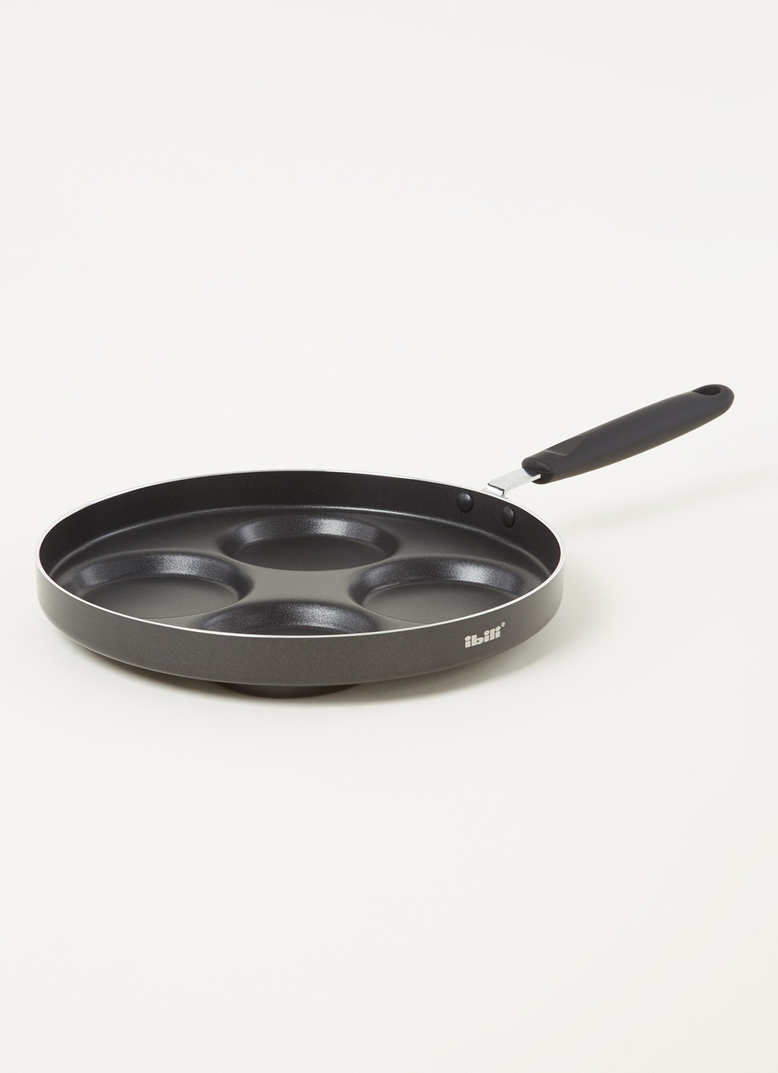 ibili Crêpepan voor 4 mini Crêpes - voorkant 2 zwart