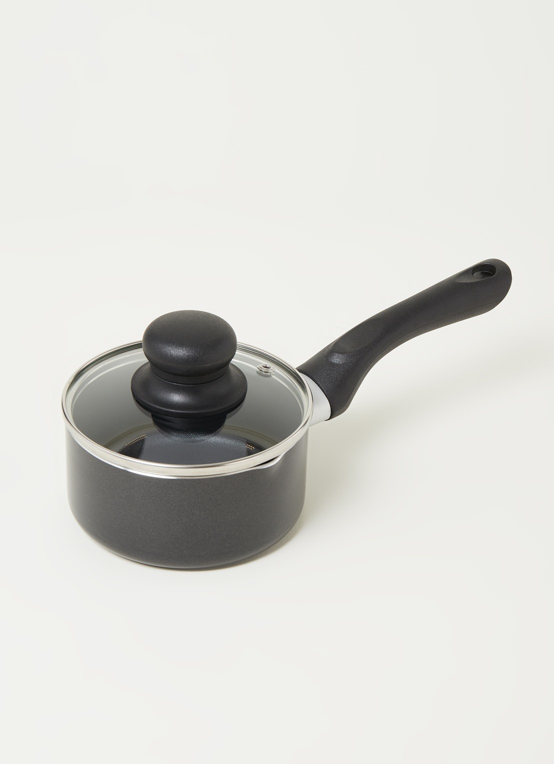 ibili Mini steelpan Ø12 cm - voorkant 2 zwart