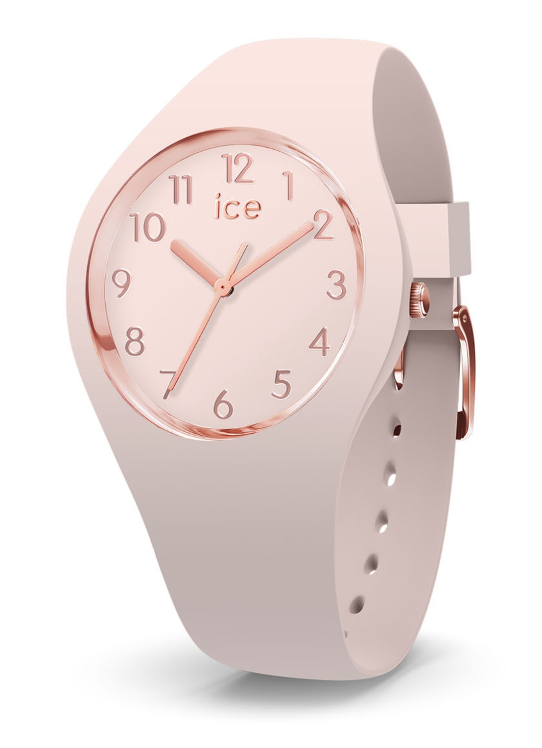 Ice-Watch Glam Colour Horloge IW015330 - voorkant lichtroze