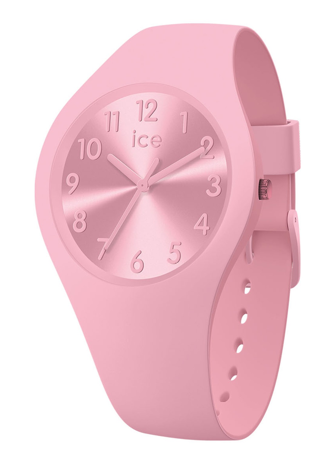 Ice-Watch ICE Colour horloge IW017915 - voorkant roze