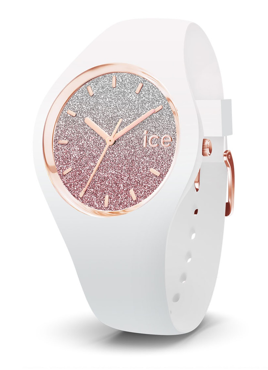 Ice-Watch Ice Lo Horloge IW013427 - voorkant 4 wit