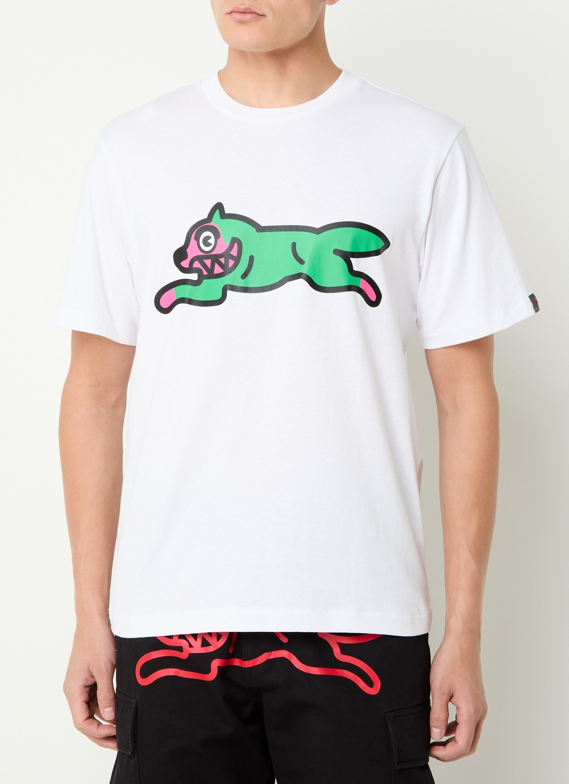 ICECREAM Running Dog T-shirt met print - detail 2 wit