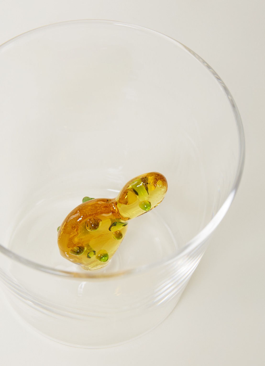 Ichendorf Milano Cactus Amber waterglas 35 cl - detail transparant