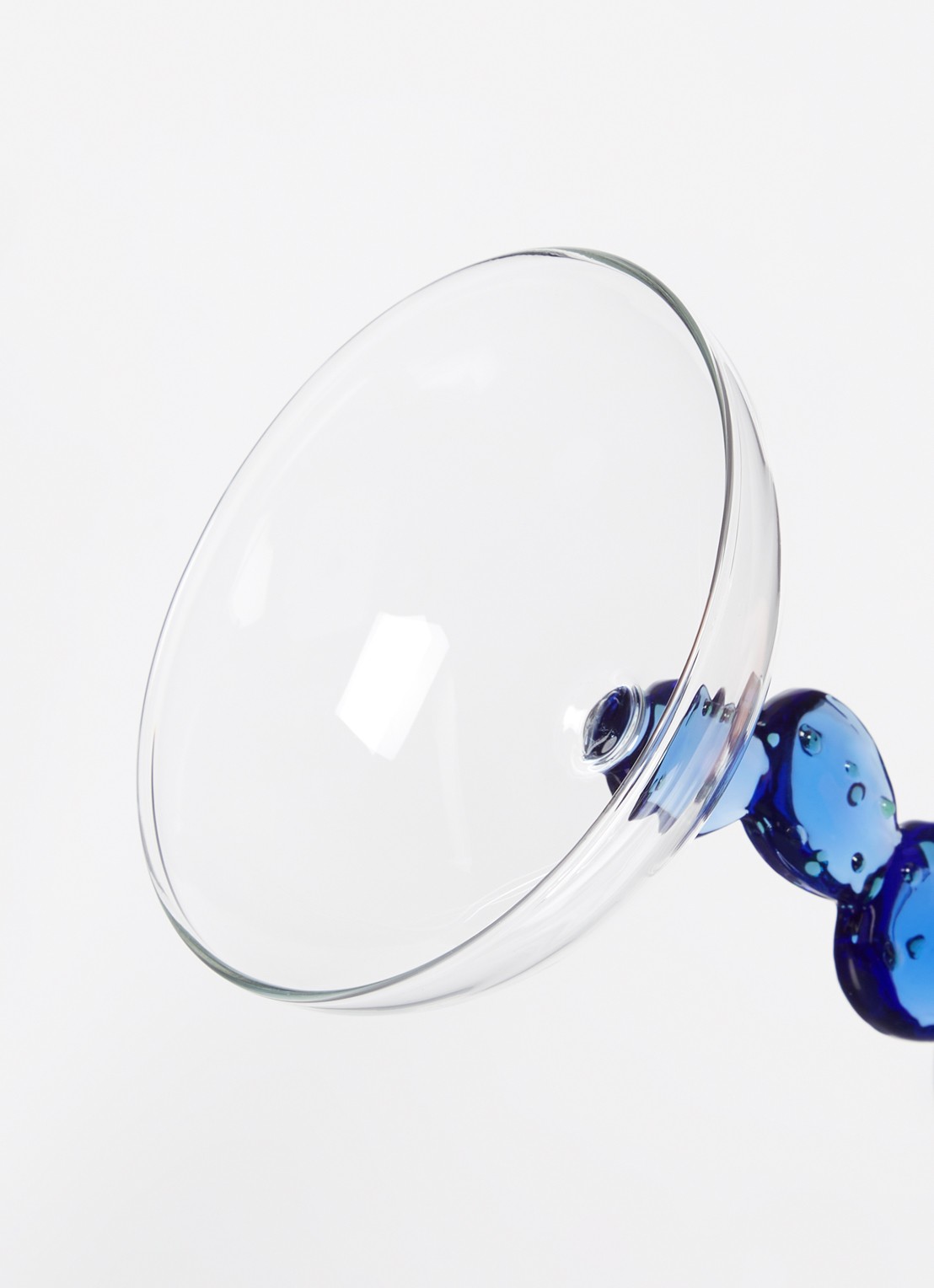 Ichendorf Milano Cactus Blue champagneglas 30 cl - detail blauw