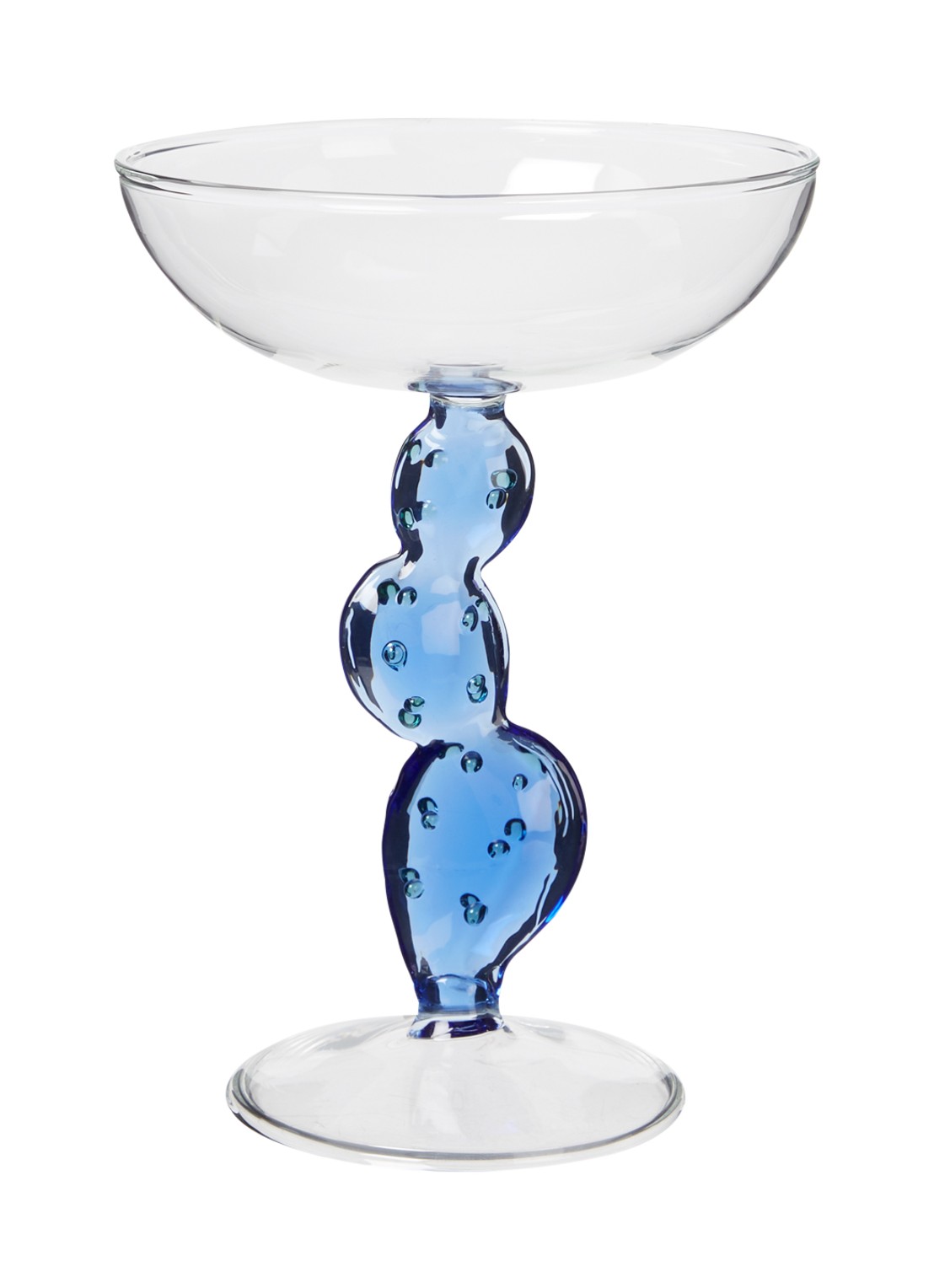 Ichendorf Milano Cactus Blue champagneglas 30 cl - voorkant 2 blauw