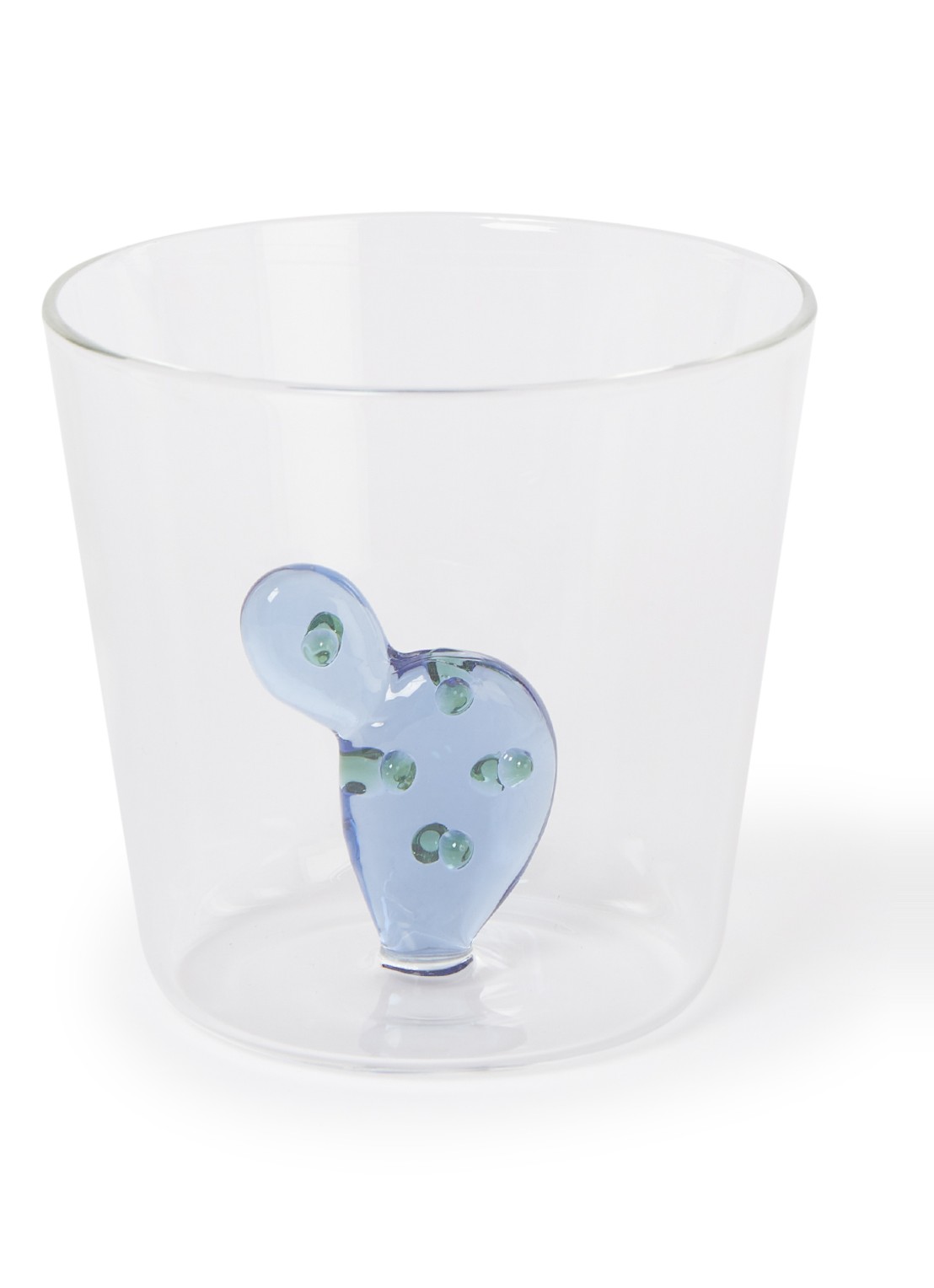 Ichendorf Milano Cactus Blue waterglas 35 cl - voorkant transparant