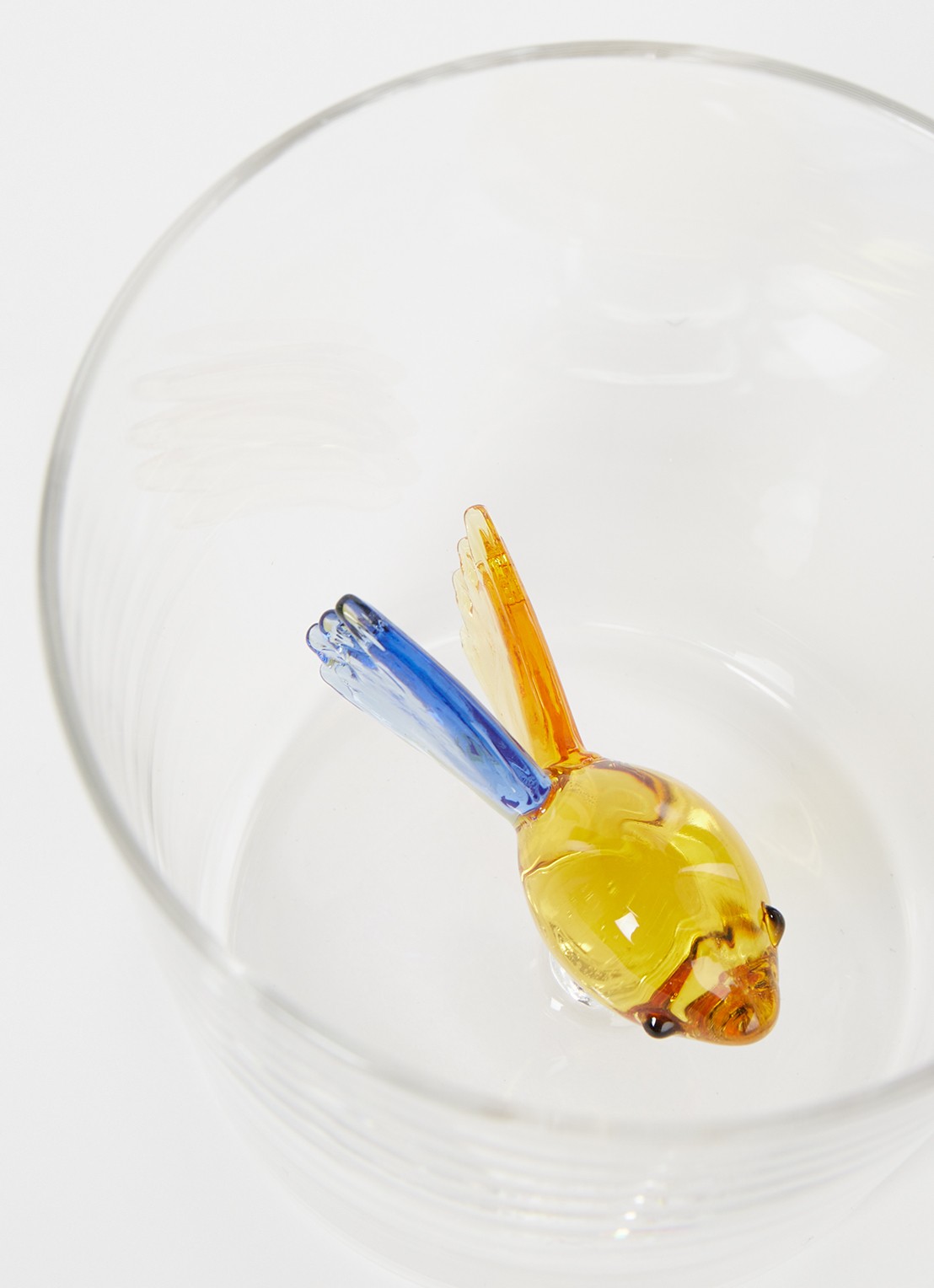 Ichendorf Milano Coloured Fish waterglas 35 cl - voorkant 2 transparant