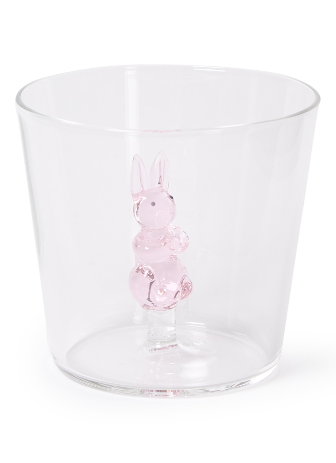 Ichendorf Milano Pink Rabbit waterglas 35 cl - voorkant transparant