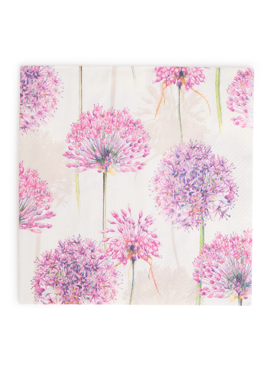 Ihr Ideal Home Allium servetten - voorkant creme