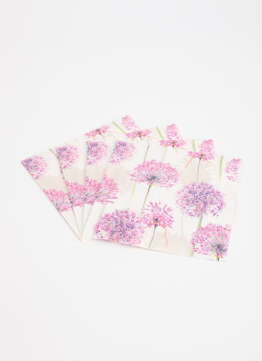 Ihr Ideal Home Allium servetten - voorkant 2 creme