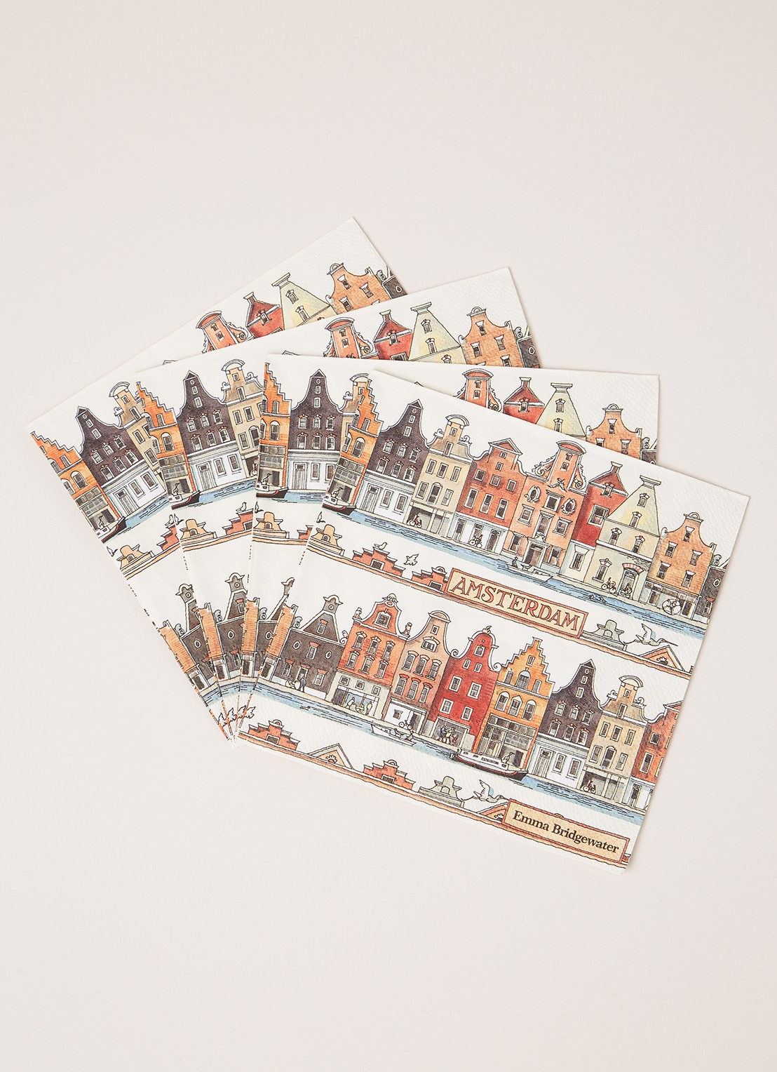 Ihr Ideal Home Amsterdam servetten 33 x 33 cm - detail beige