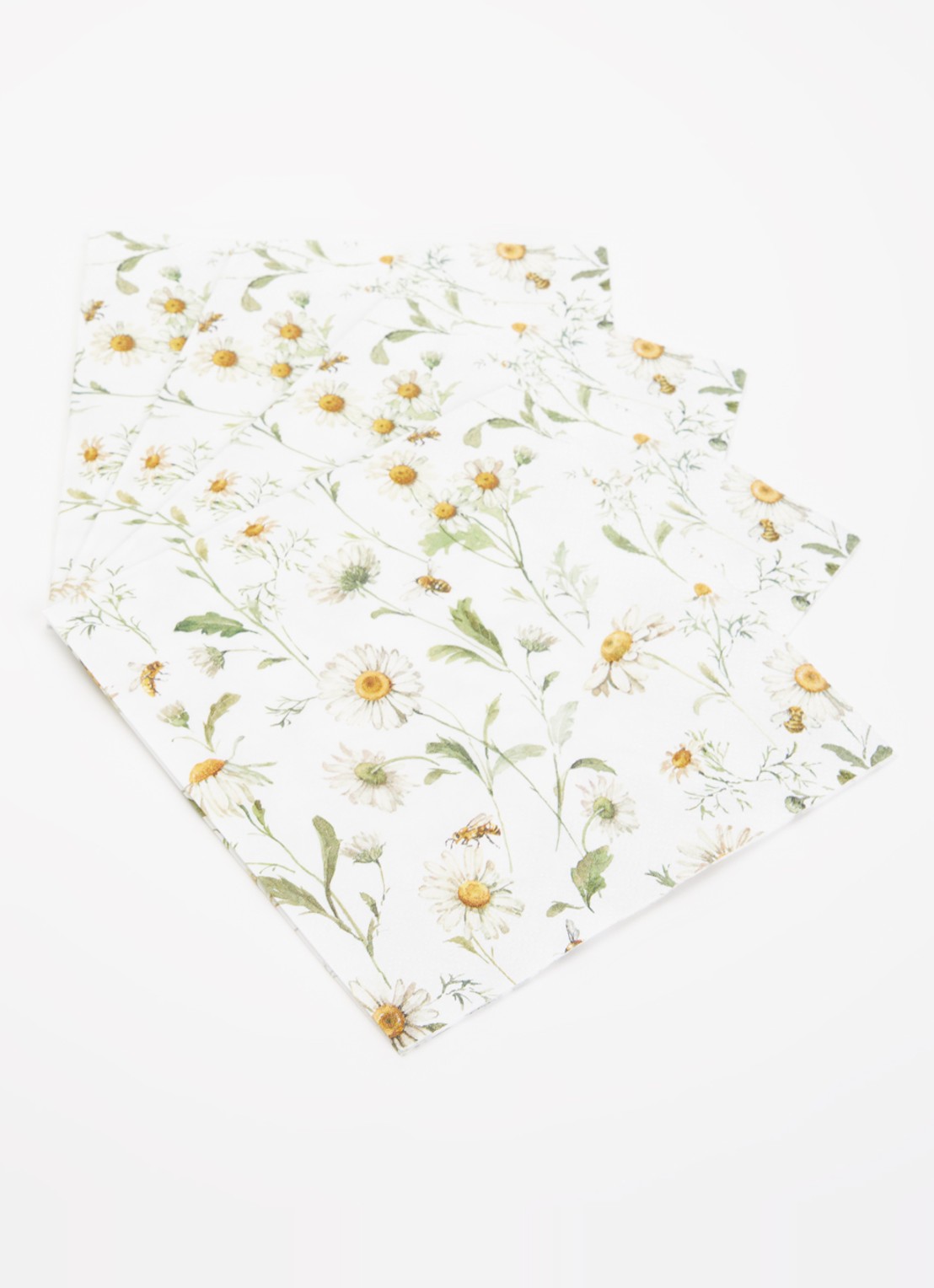 Ihr Ideal Home Daisies servetten 33 x 33 cm  - voorkant 2 multicolor