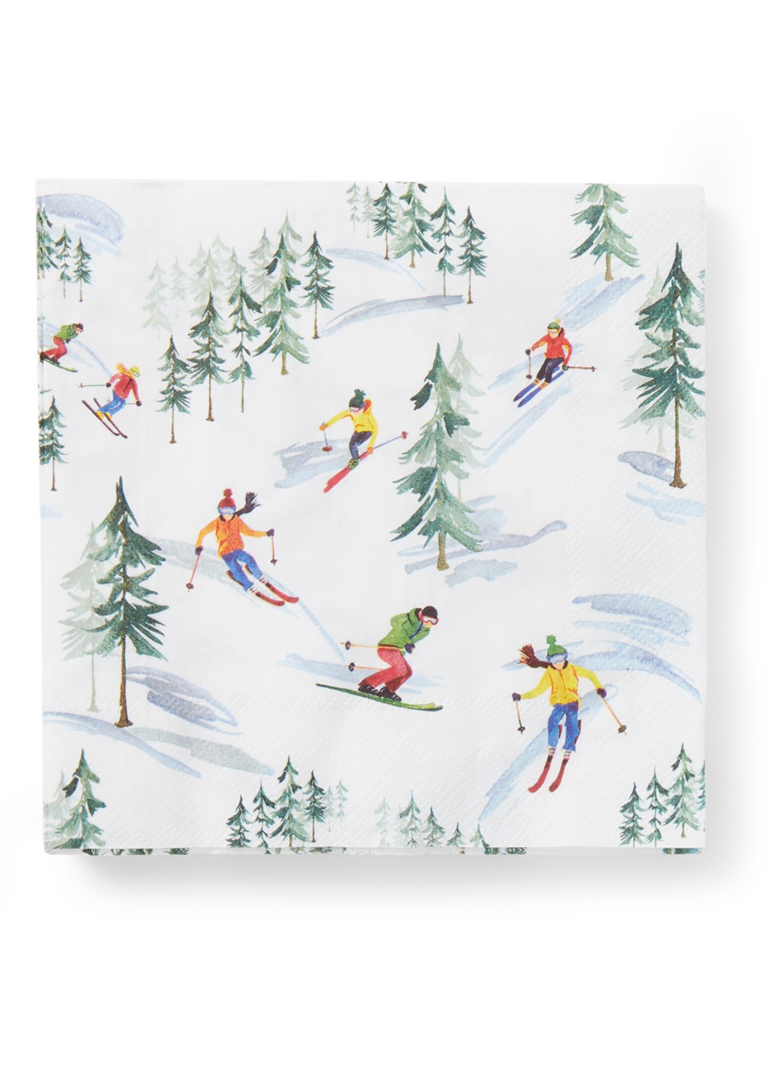 Ihr Ideal Home Down The Slope servetten 33 x 33 cm - voorkant wit