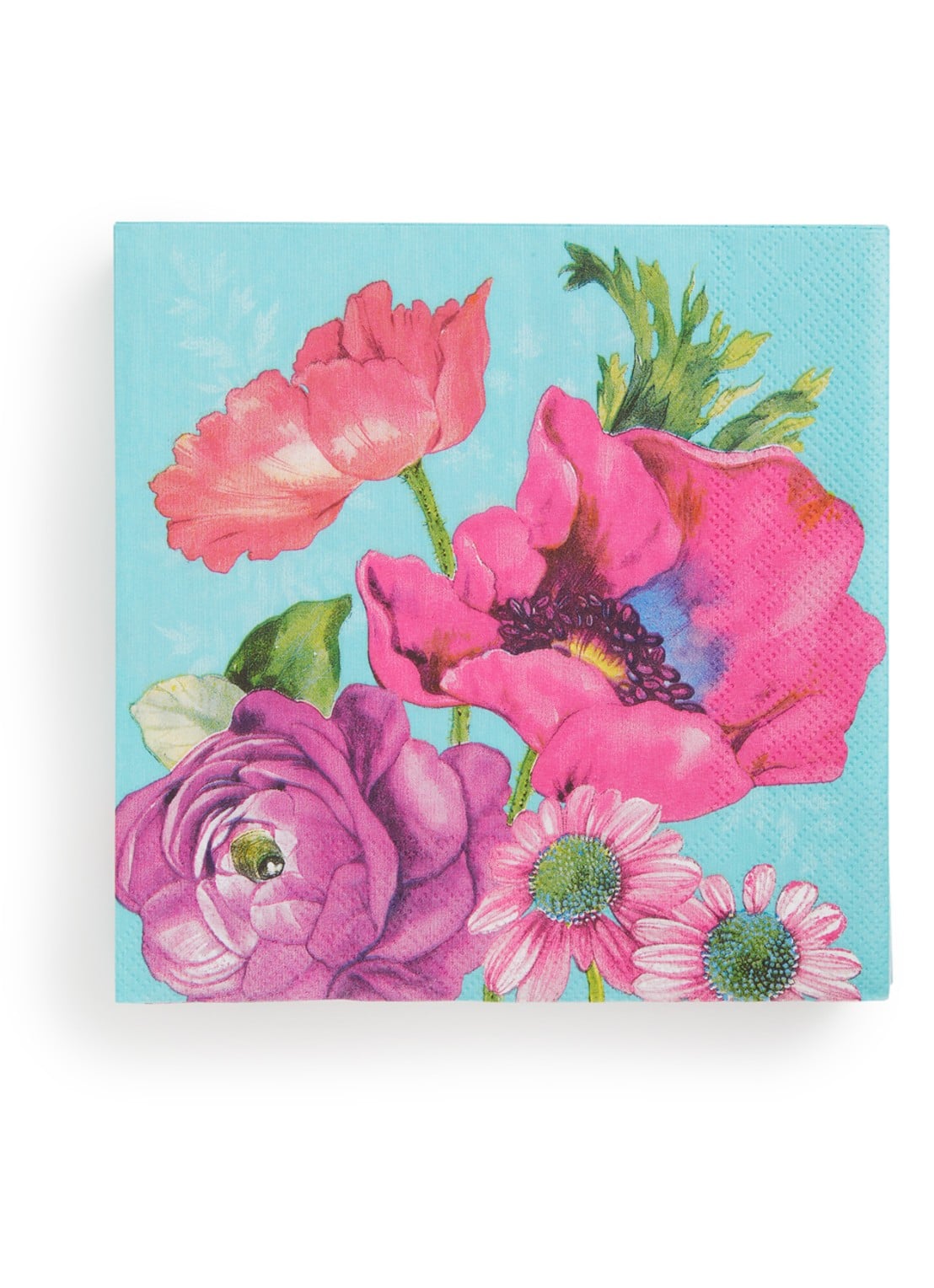 Ihr Ideal Home Joleen servetten 33 x 33 cm - voorkant turquoise