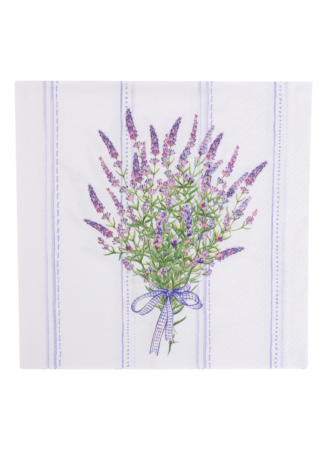 Ihr Ideal Home Lavender Harmony servet 33 x 33 cm set van 4 - voorkant lichtpaars